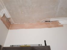 Preparing for cornice repair