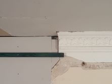 Before cornice repair