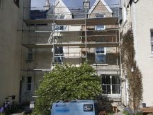 Removing old roughcast
