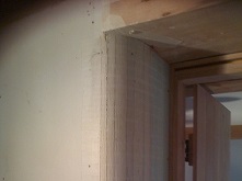 Curved plaster preparation