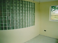 Plaster skim at The Tin Church